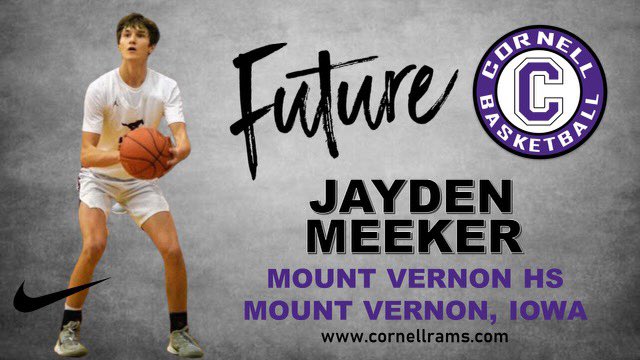 JaydenMeeker's tweet image. Excited to announce my commitment to Cornell College to further my academic and basketball career! @CoachSchlabaugh @coachnickbobb