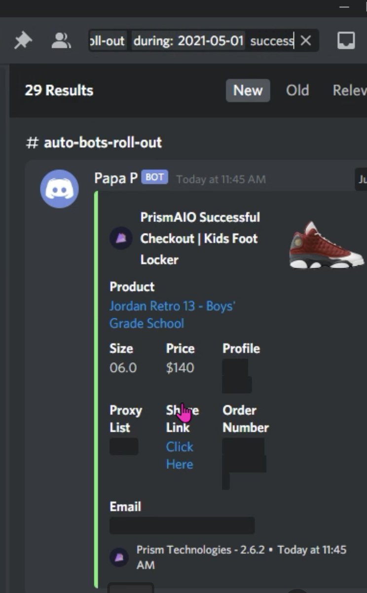 I dunno what’s wrong with my webhook, it says 29 but I count them all there is 72 🤷🏼‍♂️  but anyways... thank you. 

<a href="/PrismAIO/">Prism</a> 
<a href="/LoopProxy/">Loop Proxy</a> 
<a href="/ChiCooked/">Chi Proxies</a> 
<a href="/AteamChefs/">A Team Chefs</a> 
<a href="/CarbnIO/">Carbon</a>