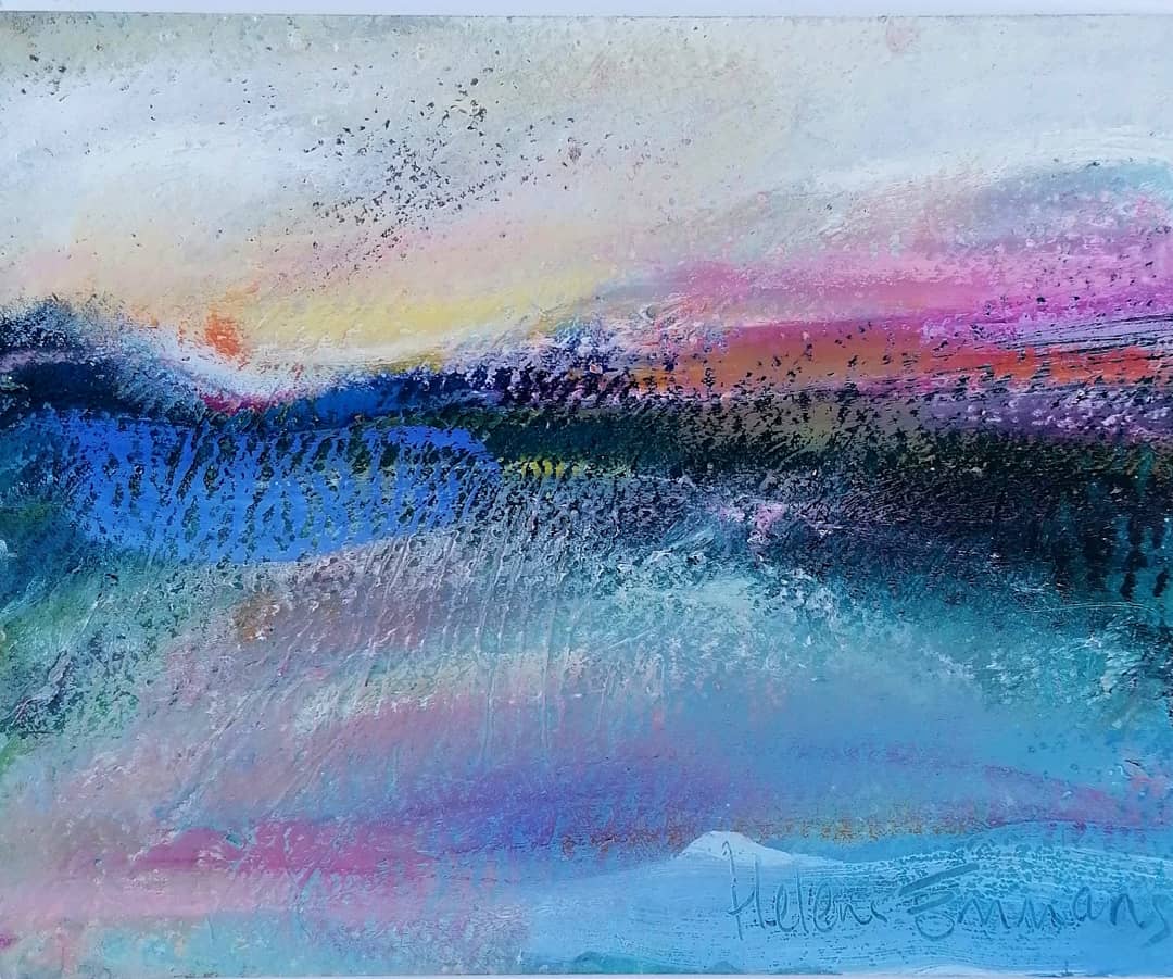 This is 'Early Evening Glow' it's now up on my Pieces for Sale page on my website.