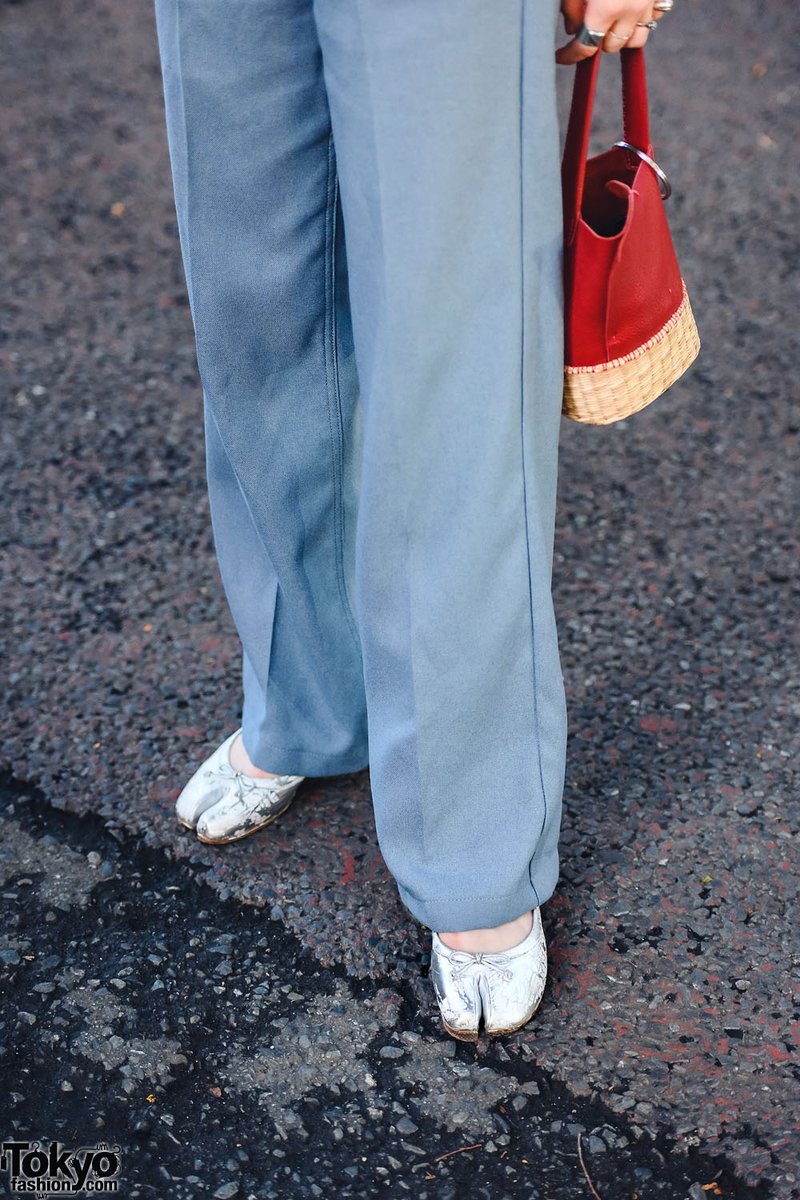 Tokyo Fashion on Twitter: "Japanese fashion industry staffer Rio on the street in Harajuku