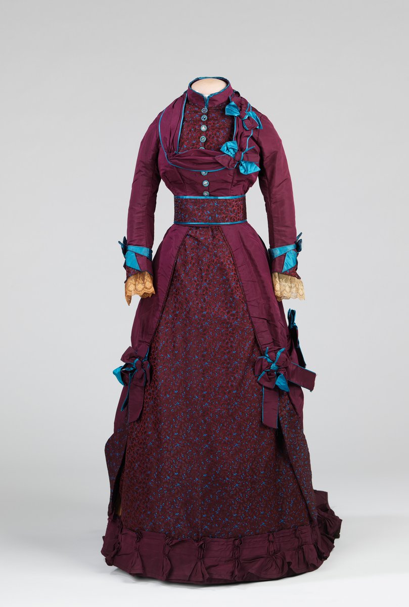 met_costume's tweet photo. Grace King, Afternoon dress, 1870–75 https://t.co/MsTXlwpIWI #metmuseum #graceking https://t.co/xBQnOzCd3O