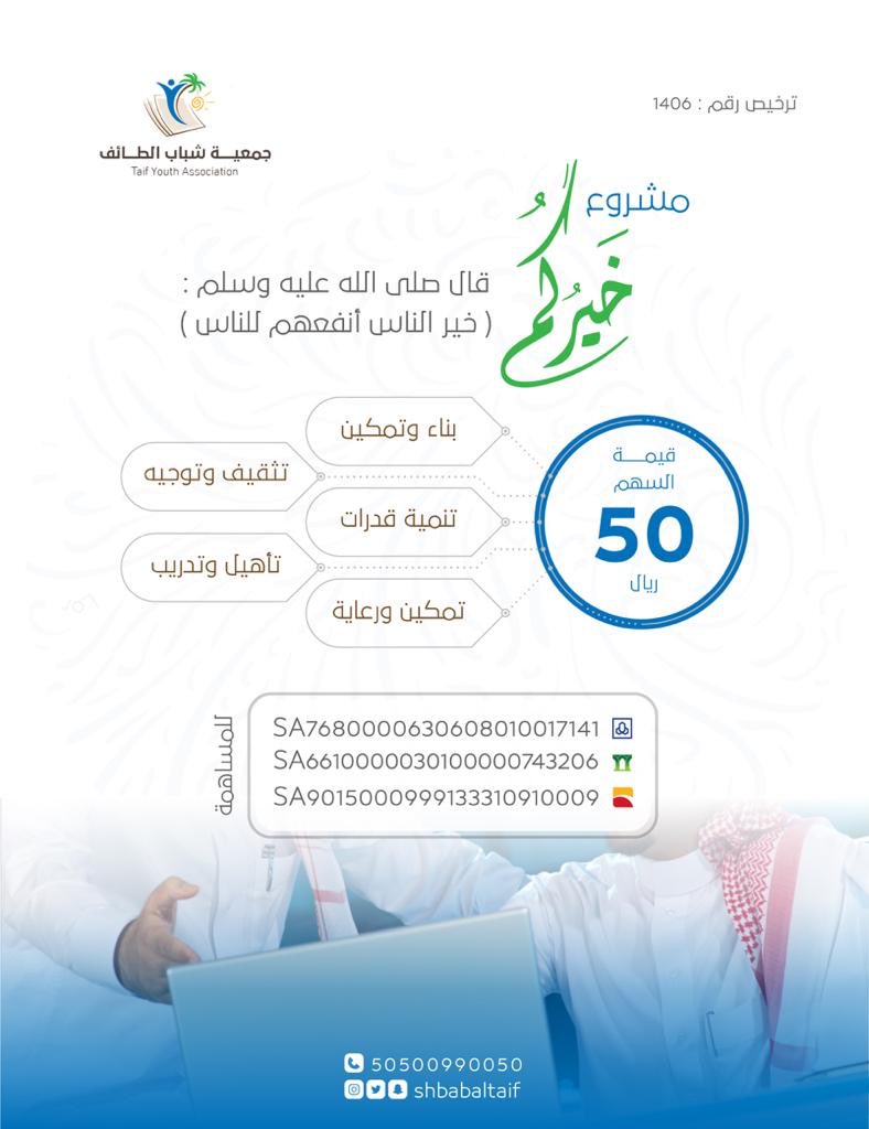 أول #أعمالنا مع جمعية #شباب_الطائف 
صُنعت بحُب في #جزيرة_تاء 
@CIOT_SA 

#تصميم
#جرافيك