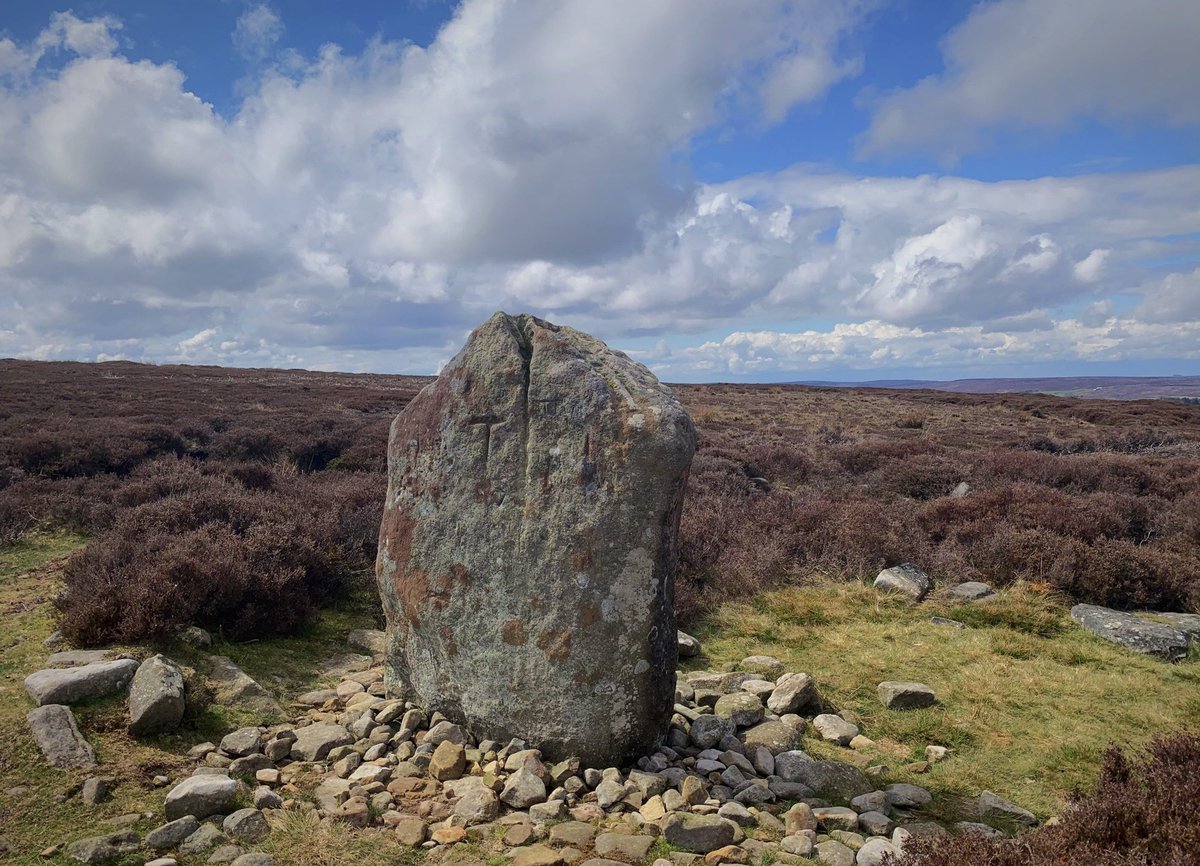 Here’s one of the standing stones along the Old Wives Stone Road. Just because ...