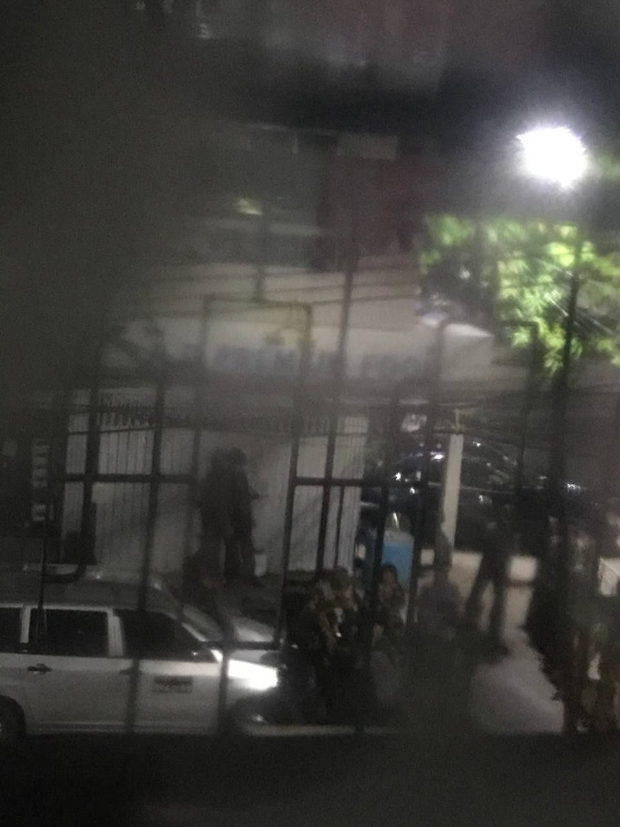 Four civilians, one girl and 3 boys, were unlawfully ABDUCTED by Junta Terrorists near 99 Coffee Shop at the corner of KyaukMyaung Street and Dhamma Seinttar Street,#Tarmwe around 10 pm on May 1. 

#WhatsHappeningInMyanmar 
#May1Coup