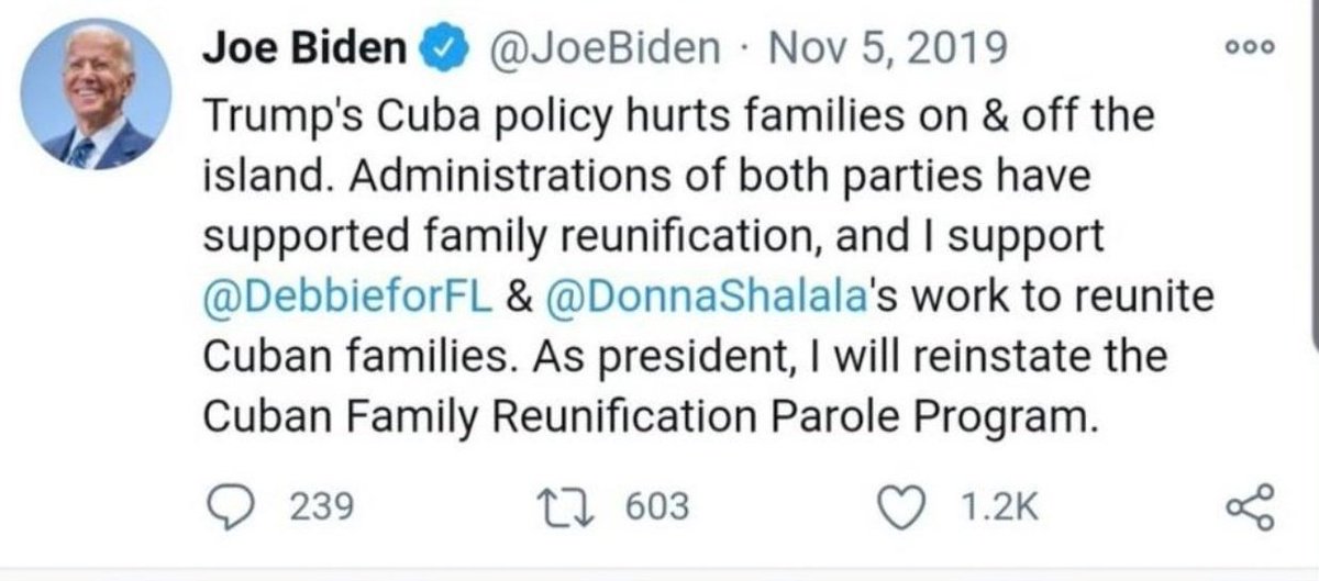 @CFRPtweet @CubanParole @CubansFamily @cubanosconbiden @CubanasEn @CubaOneTweets @GuenaRod @MikeRivero89 @ric23 @cubanospalante @Polo4Congress @MarioJPenton @ngameztorres @elnuevoherald @TooMuchMe @sabrod123 @RNapoles @Yusnaby @MVallejoTV @jdbalart @Gloria_Ordaz @HatzelVelaWPLG @camilocnn @jorgeramosnews @martinoticias @Telemundo51 @Telemundo @CNNEE @CiberCuba
@CubitaNow @UniNoticias @Univision23 @Univision