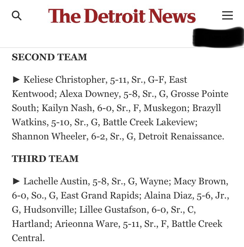 WMD_2021's tweet photo. Congratulations to all our girls on the list! @kenziebowers23 and @Aj_ediger_bball 1st team! @realkeliese and Taylor Folkema second team! @ArieonnaWare third team! @jenna_harrison4 and @brooke_brauher HM! https://t.co/2wz0bjWBzG