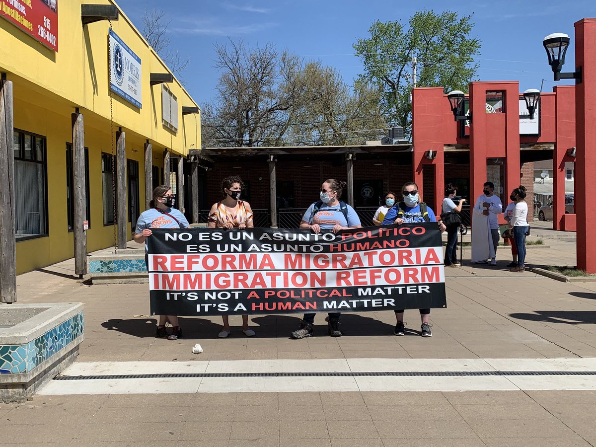 Hi! I’m here to cover a march to the Iowa Capitol for Immigrant reform for the  @DMRegister Follow for updates.