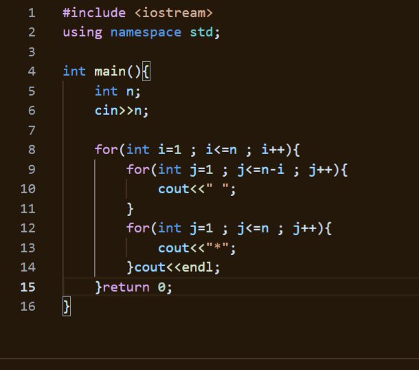 NishitaJoshi20's tweet image. Today I learned how to draw a rhombus using loops .
Also practiced some more questions based on loops.
And here I am sharing my daily learnings.
#day2ofcode #learning #100DaysOfCode #womenintech #coding #programming #css #WomenWhoCode