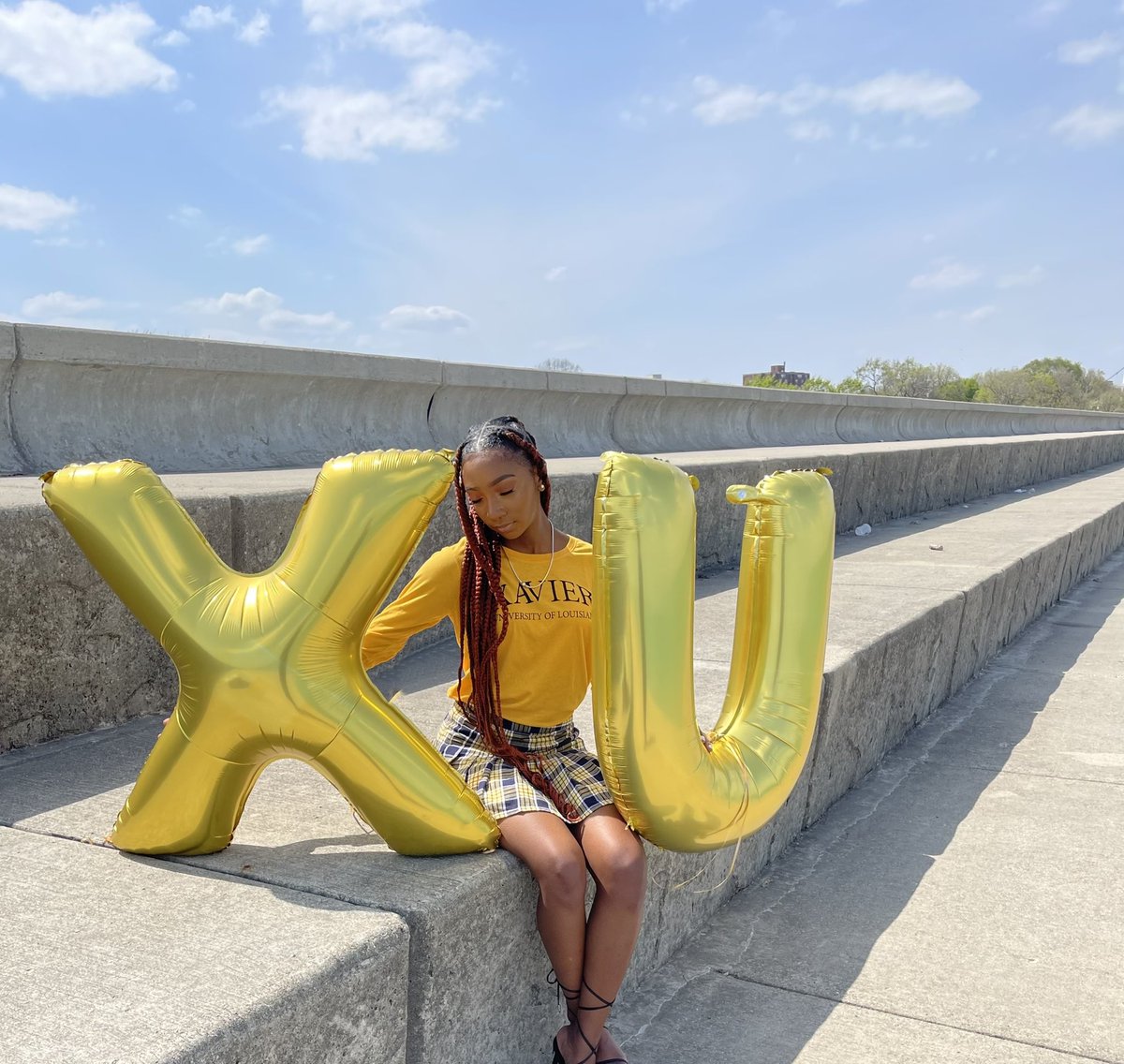 skylahjayy's tweet photo. Earning a full ride academic merit scholarship, in addition to grants and outside scholarships I am beyond blessed to announce that I’ll be attending one of the top HBCU’s in the country- Xavier University of Louisiana🖤 #DecisionDay #xula25 https://t.co/X1O072cVXx