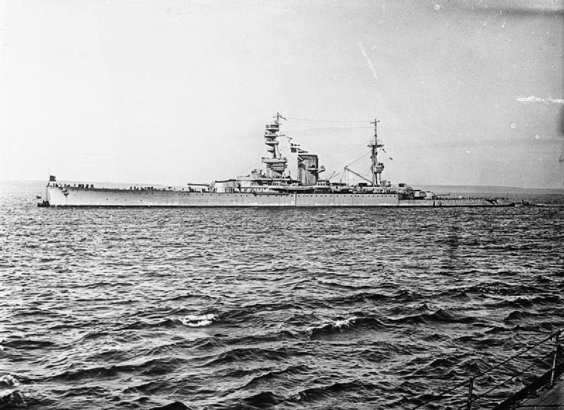 Thirdly, a significant concern was German auxillary merchant raiders. These were possibly large and fast ships, and a 15-inch gun would be far better at disabling these quickly than a typical cruiser gun.(7/9)