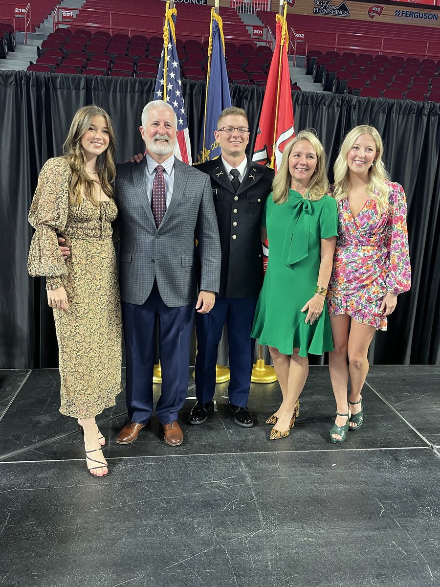Yesterday Thomas was commissioned as a second lieutenant in the U.S. Army. Today he graduated from WKU with a BS in Accounting. In the coming months he will attend Army Infantry school, then Airborne school followed by Army Ranger school. ⁦@Thomas_E_32⁩