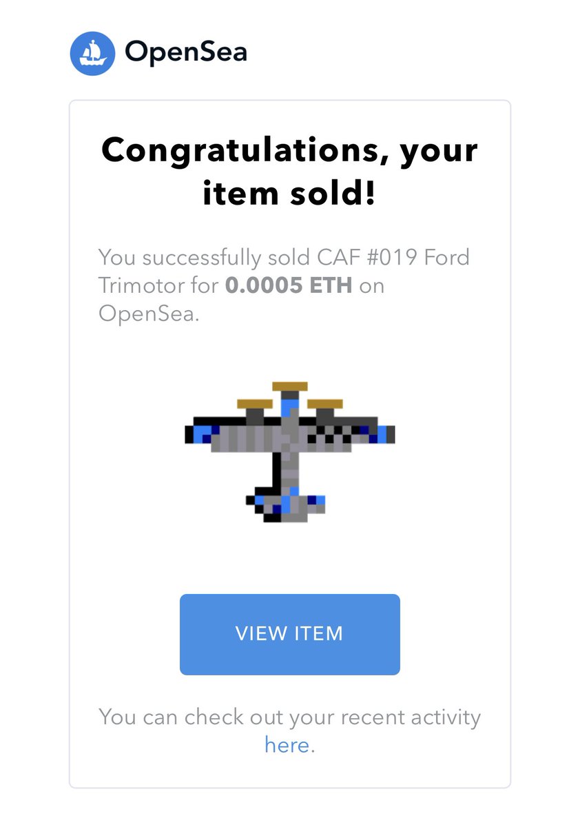 cryptoairforce's tweet photo. Another Plane Sold :) https://t.co/vluzNI6Ofj