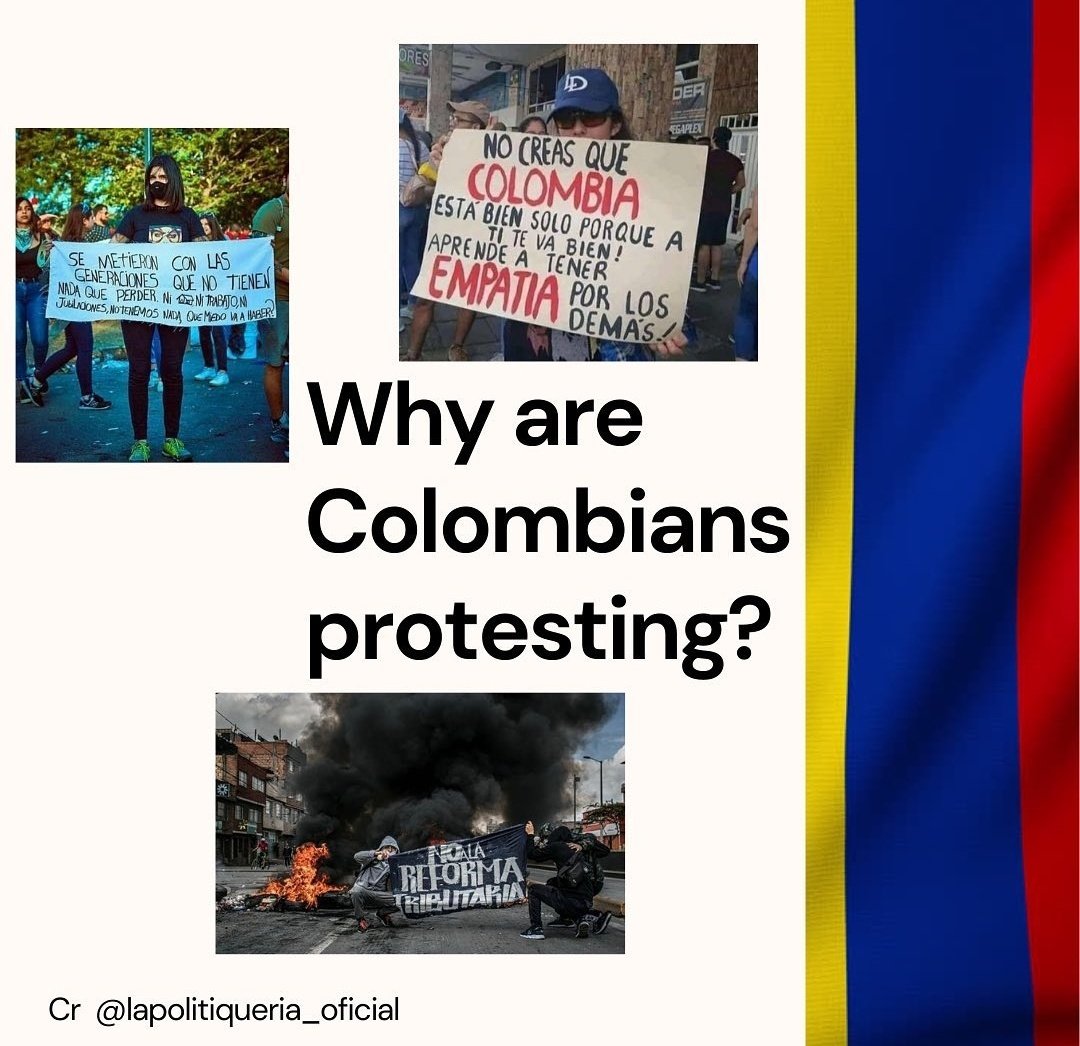  ¿What is happening in Colombia? An informative thread  #ColombianLivesMatter  #ParoIndefinido