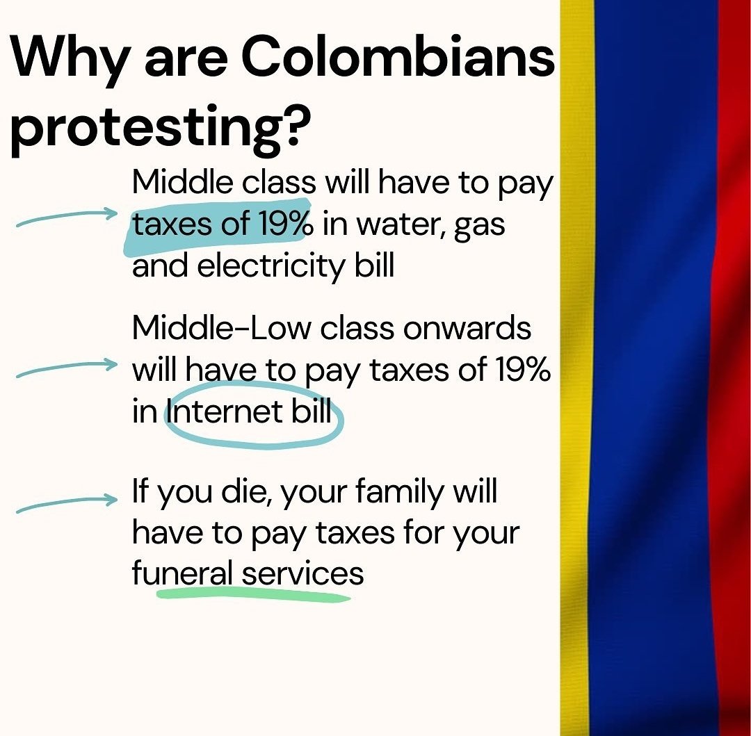  #ColombianLivesMatter  #ParoIndefinido