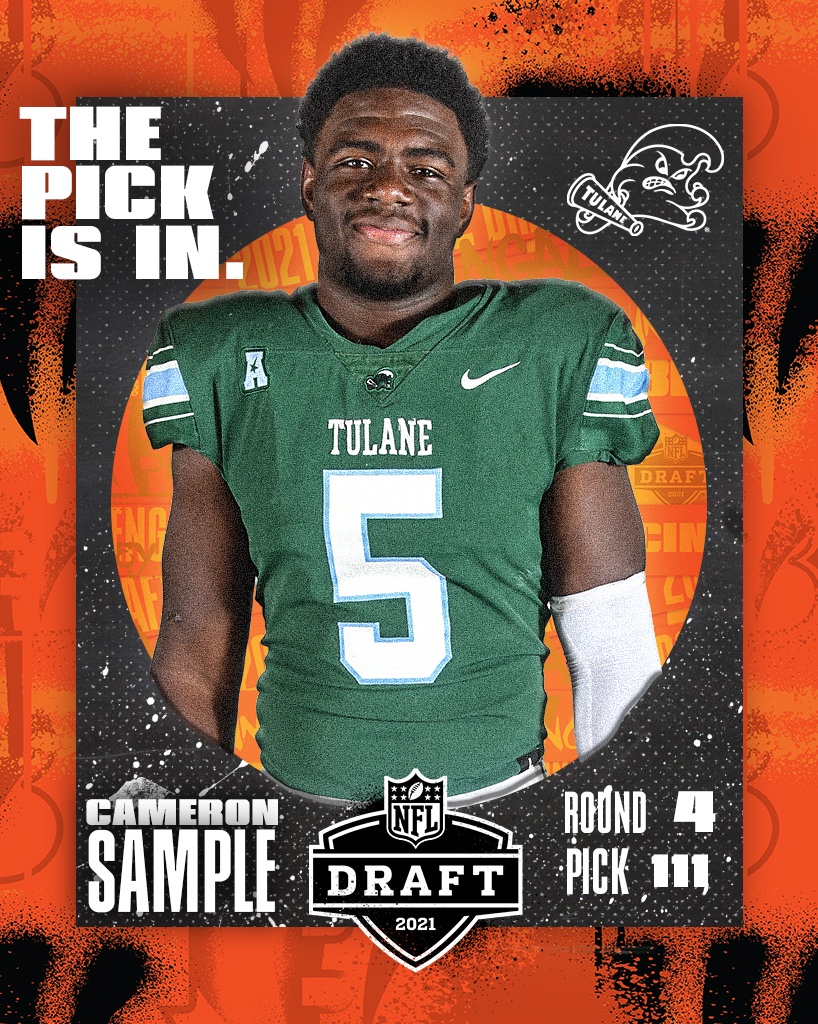 C5 to Cincinnati 

Congrats <a href="/cameron_sample/">Cam Sample</a> !!

#NFLWave