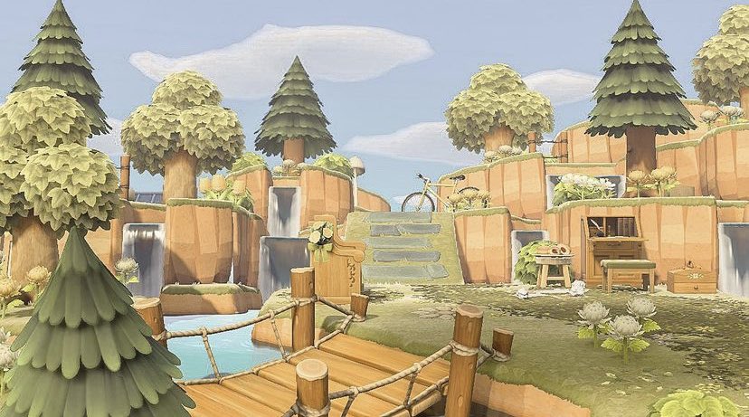 cupofsar's tweet image. terraformed areas that i’m proud of (still need to work on my cliff decorating skills pls help)
#ACNH #ACNHDesign #AnimalCrossingNewHorizions