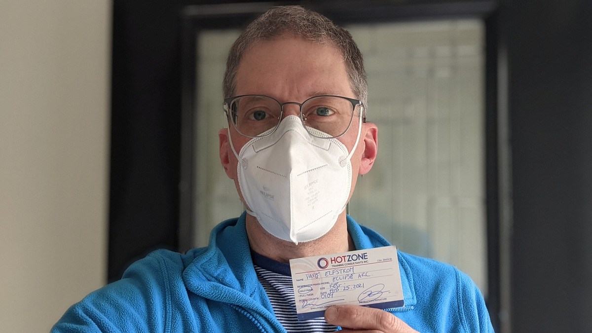 1/ I wear an N95 at locations outside of my home. I wear it to the grocery store, pharmacy and my doctor's office.It's comfortable, doesn't hurt my ears, doesn't fog up my glasses, and easy to breathe through. I can wear it all day, anywhere. EXCEPT at the hospital!