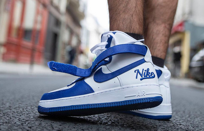 FastSoleUK on X: Nike Air Force 1 High EMB Dodgers White Blue Grab Now!   #nike #airforce1 #high #white #blue #exclusive  #trendy #phenomenal #latest #modern #classic #top #stunning #fashiongoals  #sneakerfreak #sneakerlover