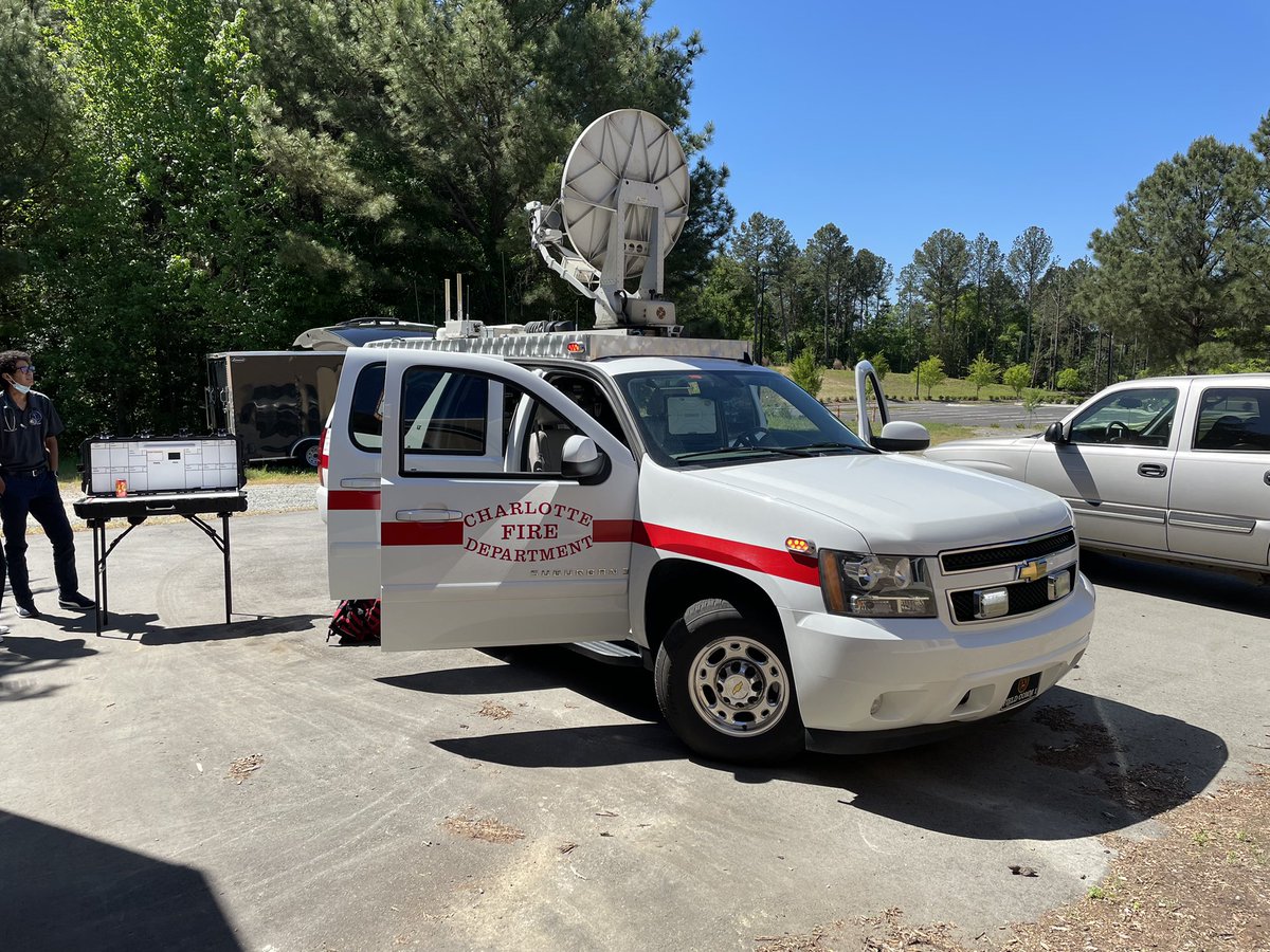 CFD_Alarm's tweet photo. Today our FieldComm 1 attended and supported CPCC’s annual Mass Casualty Exercise. #FieldComm #TacticalCommunications #HeardFromAnywhere #CFDpride https://t.co/QefiwO0DC5