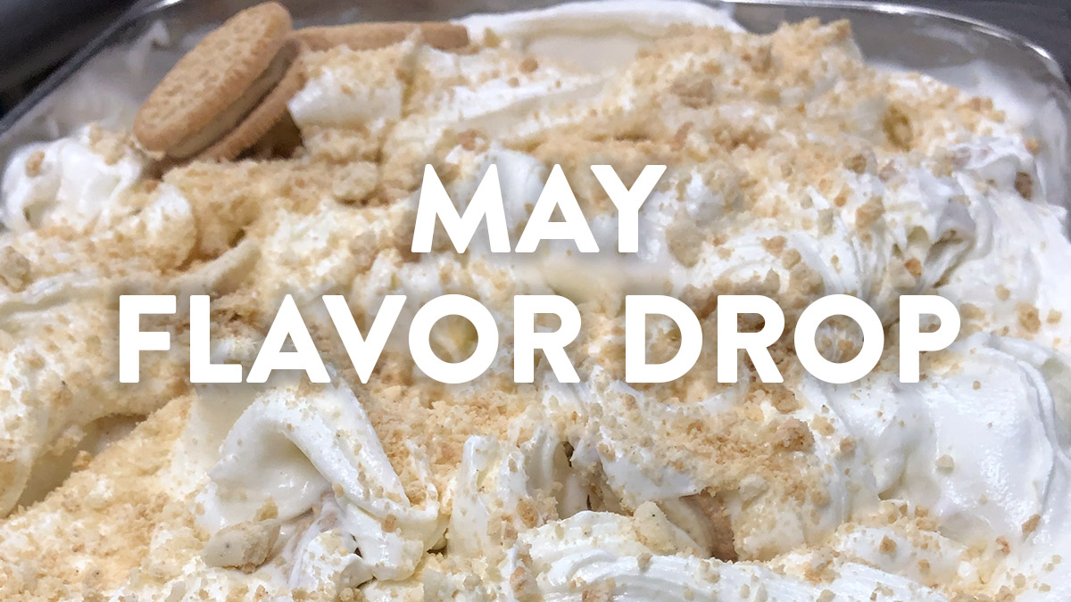 MAY FLAVOR DROP: We're featuring Lemon Cream Cookie, Key Lime Pie, I Fall to Reese's, and Coconut Almond Stracciatella Sorbetto all month long. Available in Brunswick, Friday Delivery in Portland, and nationwide home shipping.