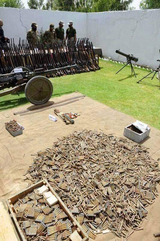 These are some of the recoveries made during Operation Zarb-e-Azb. Most of these weapons, IEDs/bombs, ammunition etc were recovered from Miranshah Bazar, which had huge compounds to store these. TTP used the same for their terrorist activities and blasts in different cities.