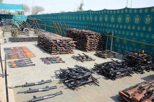 These are some of the recoveries made during Operation Zarb-e-Azb. Most of these weapons, IEDs/bombs, ammunition etc were recovered from Miranshah Bazar, which had huge compounds to store these. TTP used the same for their terrorist activities and blasts in different cities.