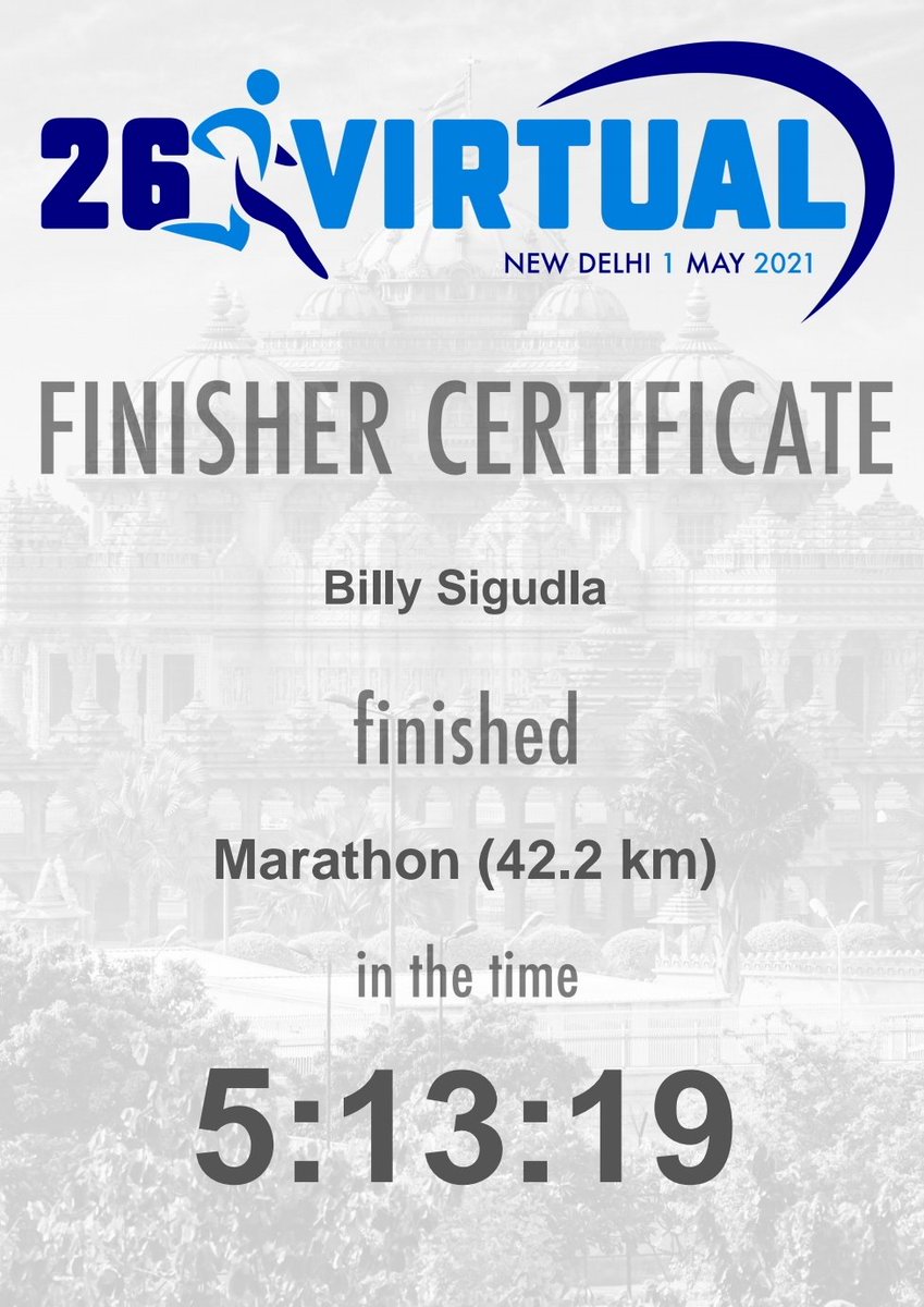 billysigudla's tweet photo. #Itsawrap . First #marathon after accident completed the #Delhi #Delhimarathon #26virtual #virtualmarathon #worldmarathonrunning #running is tough . The #Plate in my stomach is fighting back😫 but now I eat. https://t.co/lyiT3ImLp8