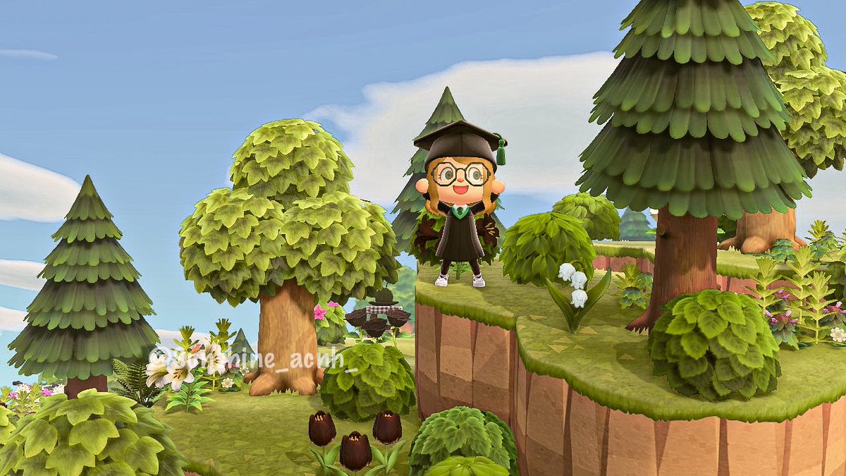 Sunshine_acnh_'s tweet image. Today, after a long 6 years, I have finally made it to my undergraduate graduation 🎓 I am sad that I will not be able to be there in person, but I thought it only fitting for my AC character to celebrate for me 🏔☀️

Preset: @/idle.crossing on ig
#acnh #animalcrossing