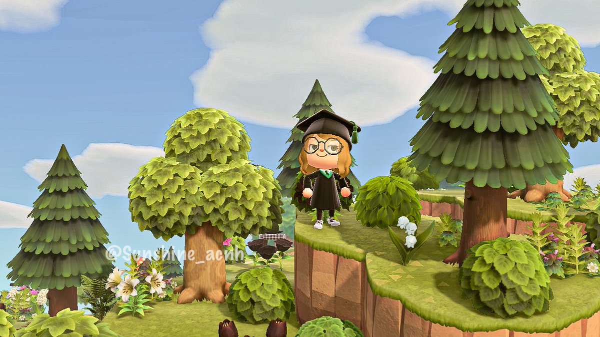 Sunshine_acnh_'s tweet image. Today, after a long 6 years, I have finally made it to my undergraduate graduation 🎓 I am sad that I will not be able to be there in person, but I thought it only fitting for my AC character to celebrate for me 🏔☀️

Preset: @/idle.crossing on ig
#acnh #animalcrossing