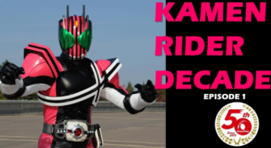 Episode 1 of Kamen Rider Decade is now streaming on the Toei Tokusatsu World Official YouTube Channel with English subtitles. 
tinyurl.com/2r8npbdz