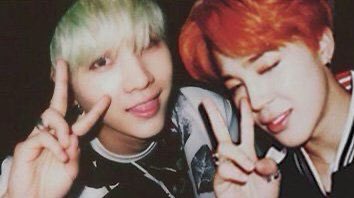btsfashionhr's tweet photo. the powerful combination of mint yoongi and orange hair jimin https://t.co/0AMksncQRJ