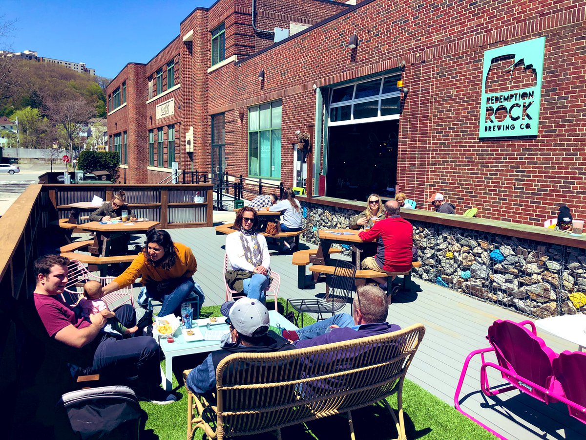 .<a href="/ride_woo/">Ride The Woo</a> at <a href="/RR_BrewingCo/">Redemption Rock Brewing</a> #SaturdayInWorcester #RideTheWoo