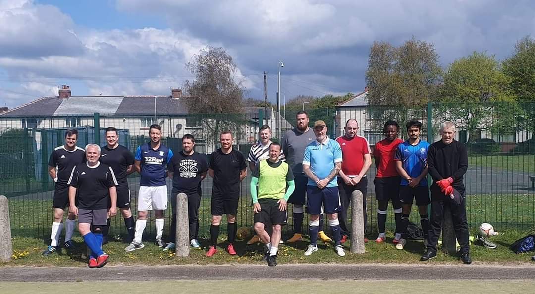 Great football match with @singleparentsu2 fantastic day with some fantastic guys. Will definitely have another match.