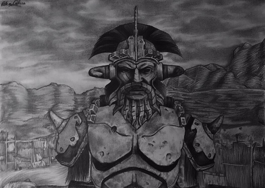 RebeccaDCodona's tweet image. New drawing is finished of Legate Lanius 🛡
#Fallout #FalloutNewVegas #art #drawing