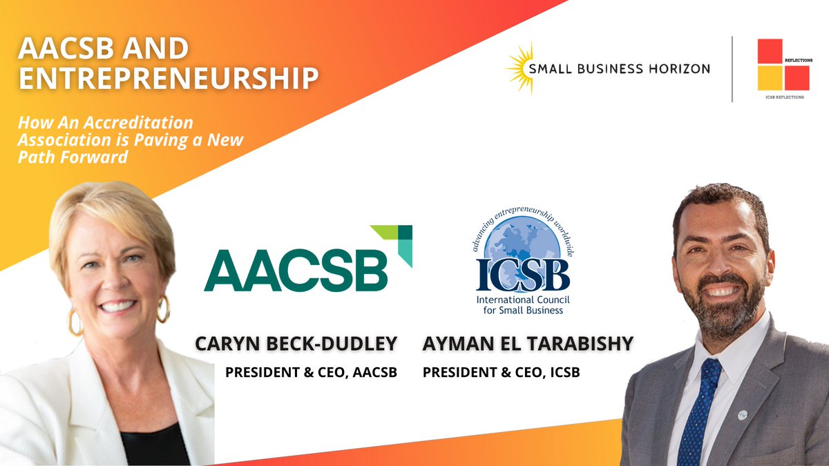 “If we’re not making a positive impact, what are we doing with our time?”

This week's ICSB Reflection describes how <a href="/AACSB/">AACSB</a>  demonstrates the importance of giving entrepreneurs the skills they need and not acting as another limitation to innovation. 
smallbusinesshorizon.com/aacsbfuture/