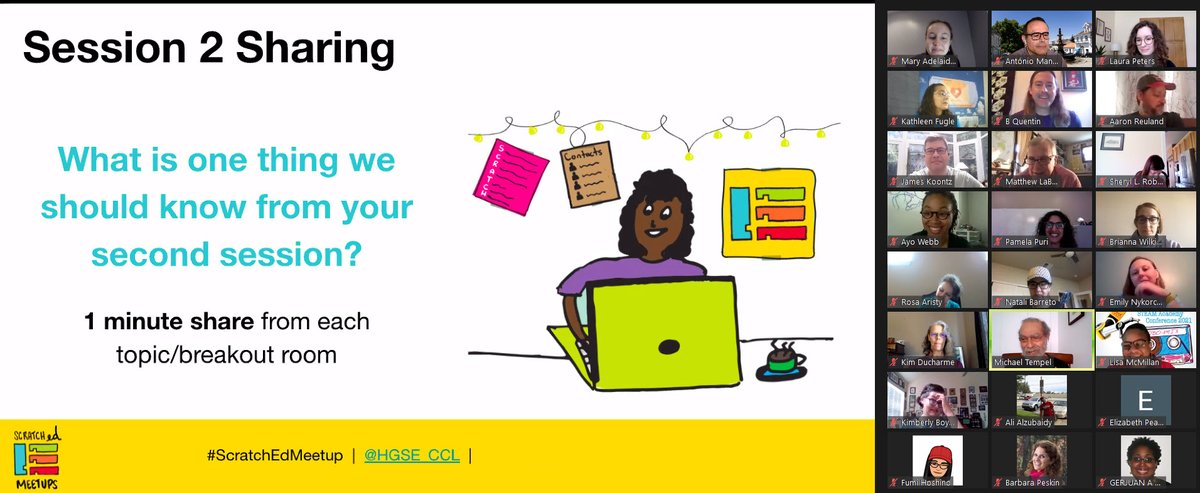 amansilha's tweet photo. Taking part in #ScratchEdMeetup
Thank you all for the great shares!
#scratch #code #CodeWeek PT-Mansilha-002 https://t.co/oaEjGdSpsO