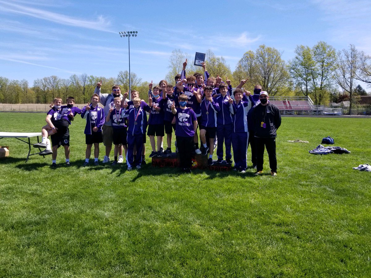 KeystoneTrack's tweet image. Congratulations to Coach Ody, Coach Ohl, Coach Fox and the entire Keystone Boys Middle School track team on their 3rd consecutive conference championship today🥇🏆