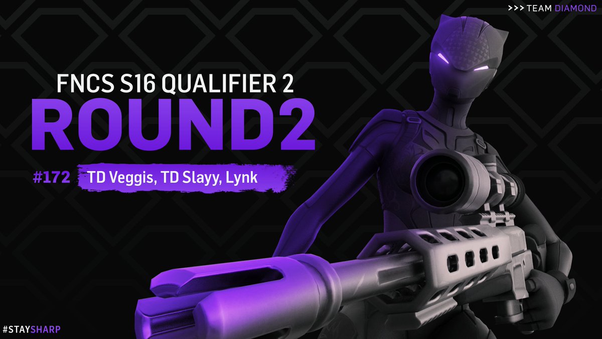 Well played and Good luck in the Semi-Finals!😍

@VeggisEU x <a href="/FnSlayy/">Slayy🇸🇯</a>  x <a href="/Lynkbtw/">Lynk</a> 

#StaySharp💎