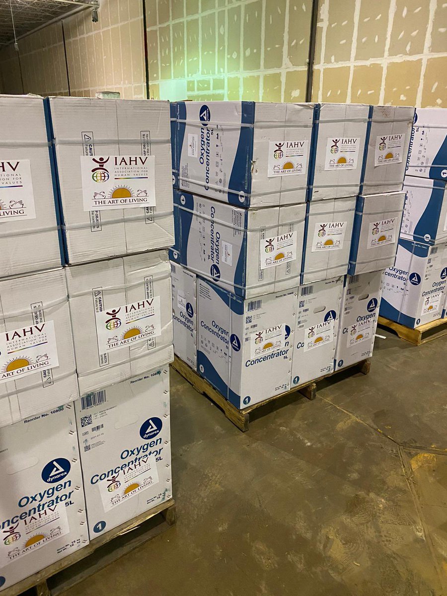 Next batch of oxygen concentrators being shipped from US. Every dollar counts. Your generosity is saving lives. tiny.cc/oxygensupport #Covid19IndiaHelp #CovidReliefForIndia