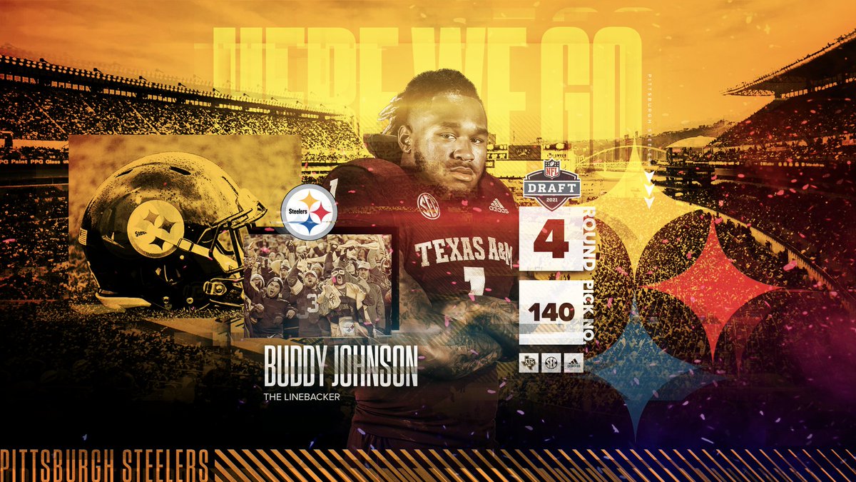 AggieFootball's tweet photo. Bringing the thunder to PITTSBURGH 🔨💪
Congrats, @Foebg_1!

#NFLDraft #NFLAggies #GigEm #HereWeGo https://t.co/u3gHHOO8lt