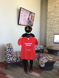 It is May 1! Today we welcomed new Redbirds to campus and they got to participate in our traditon to ring the bell! A huge welcome to our new Redbirds!! #CollegeSigningDay #futureredbird <a href="/ISUAdmissions/">Admissions at Illinois State</a>