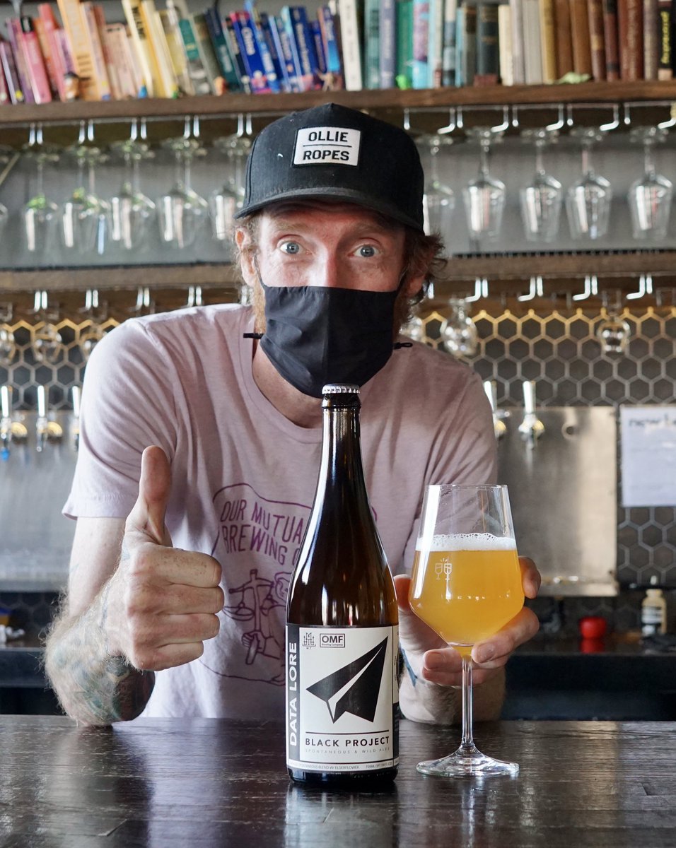 Kickin’ off May with a bang! Data Lore, a project that we are thrilled to have been a part of in collaboration over at <a href="/BlackProjectAle/">Black Project Ales</a> is available today here and there. Bottles and limited draft of this oak aged spontaneous blend with elderflower. Cheers!