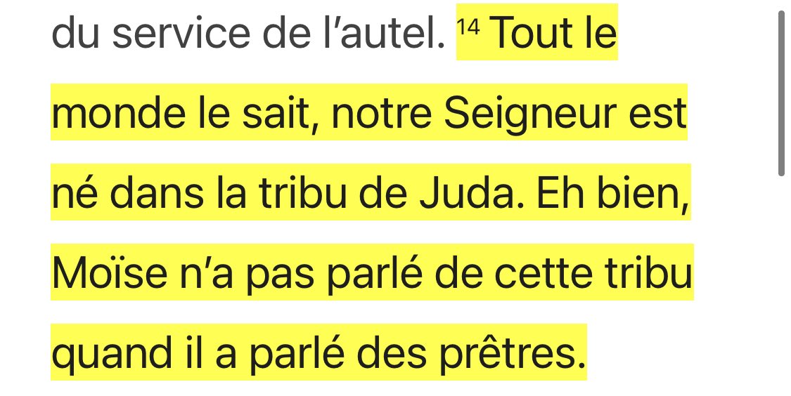 Prophétie accomplie en Hébreux 7:14 et Apocalypse 5:5