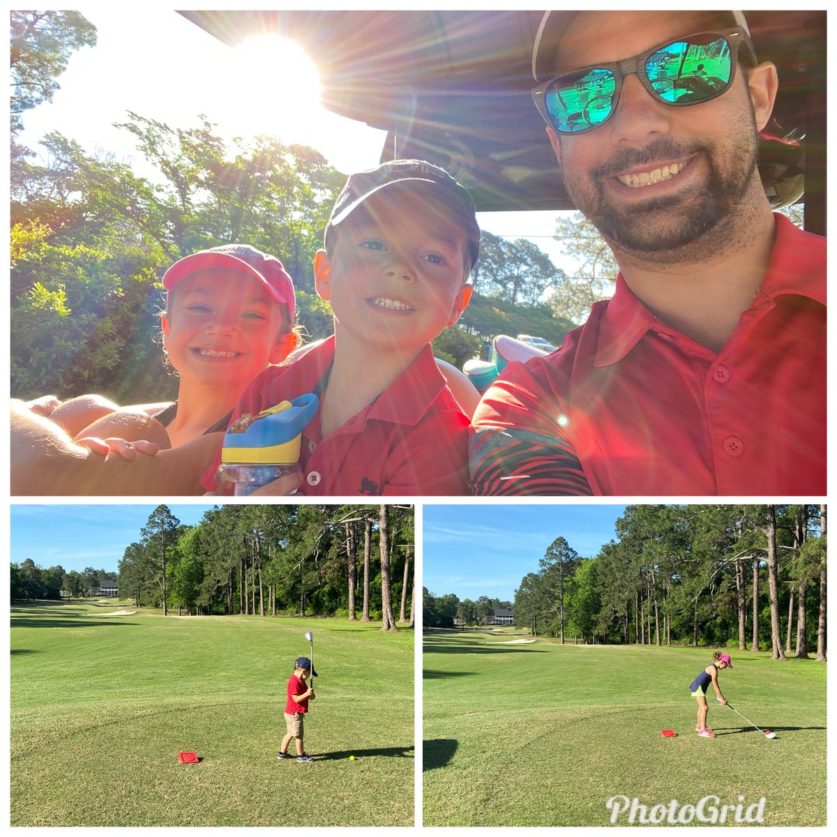 del_farm's tweet photo. Great day on the course with these two! They again both beat me somehow. #familyday #futurelpga https://t.co/ss0uVeXCjt