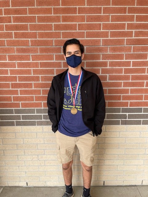 jvhsprincipal's tweet photo. UIL Academic State Contest is happening today!   Excited to have these 2 Falcons representing @JerseyVillageHS . #lovemyvillage https://t.co/H2BHkjLOCK