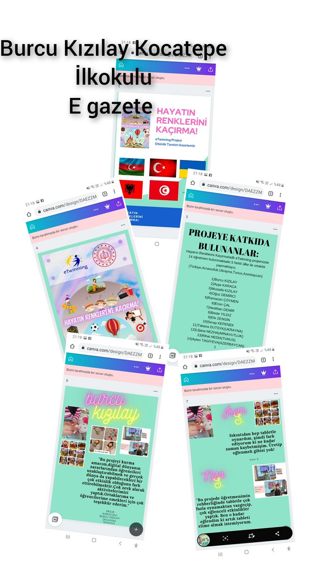 Ortak ürünümüz e gazete çalışmamız
#ziyaselçuk #izmitmem #eTwinning