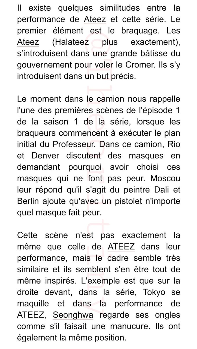 Référence Casa de Papel  Attention spoiler de la série 