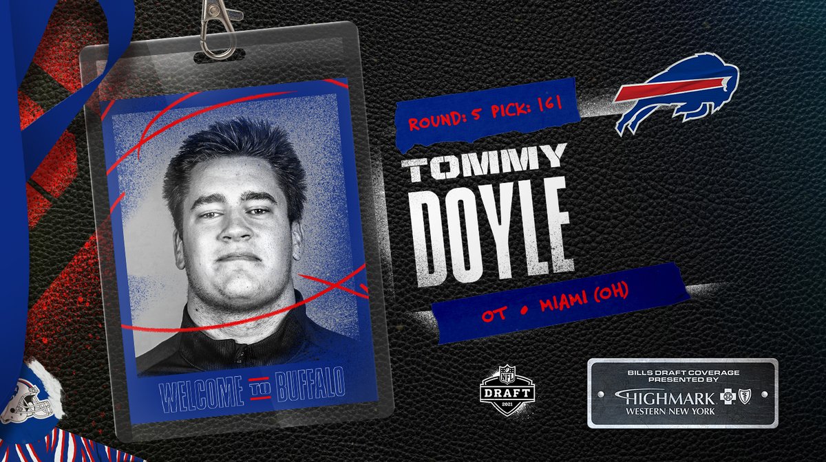 Another addition to our offensive line. Welcome to Buffalo, Tommy Doyle! #NFLDraft