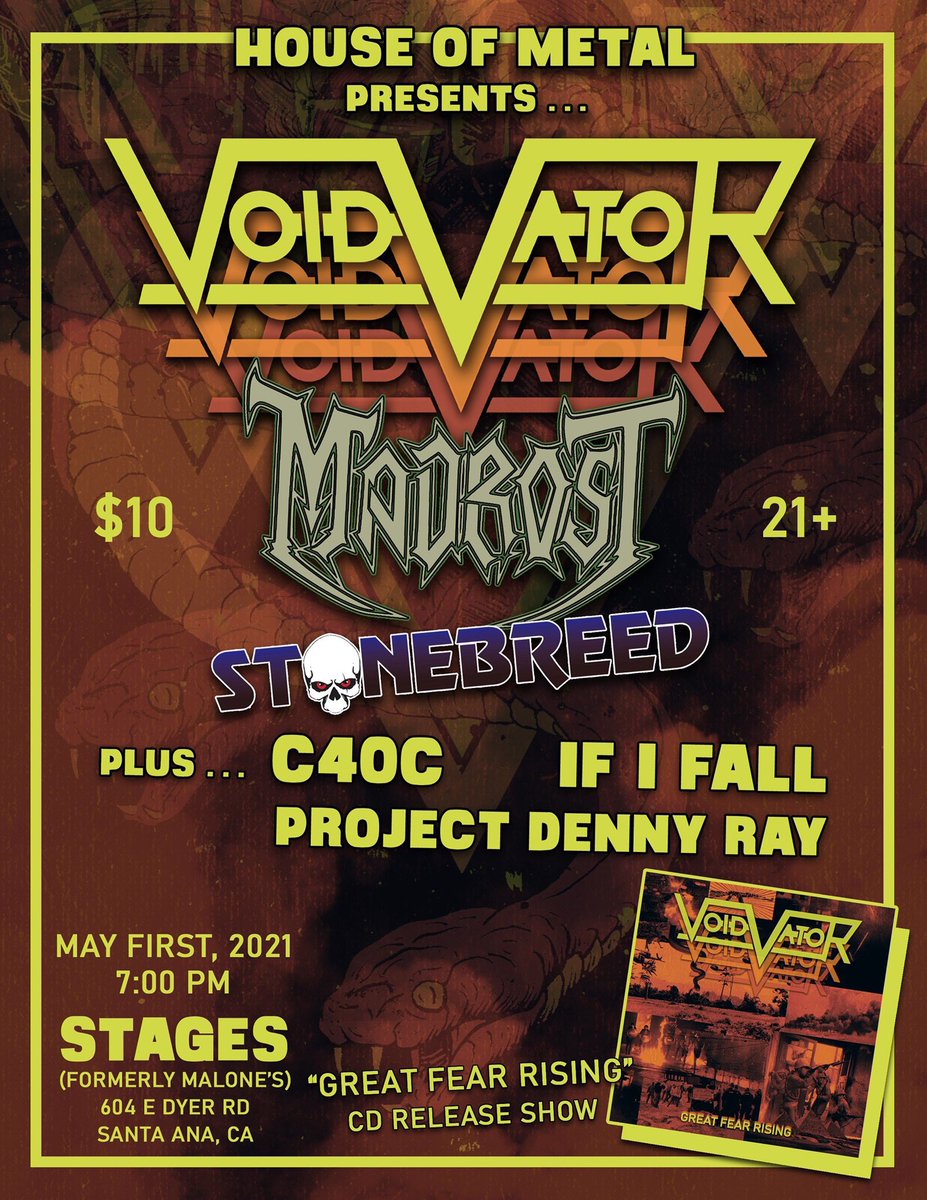 VoidVator's tweet photo. TONIGHT #SoCal! First show back in #California. VV at 9:25pm. #YeahDad
@RippleMusic @hellboundpod https://t.co/Kemaz6CQH4