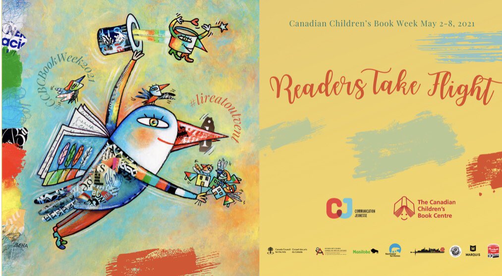 Canadian Children’s Book Week is coming your way May 2-May 8. This year’s tour will be virtual, but no less captivating. Authors, illustrators & storytellers will be sharing stories with thousands of kids across Canada. #canadianchildrensbookcentre #canadianchildrensbookweek